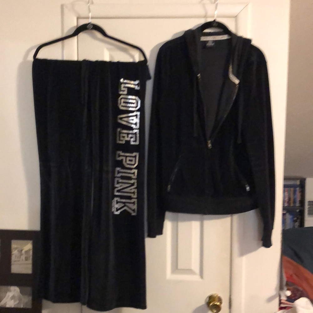 PINK VS VELURE SET!!